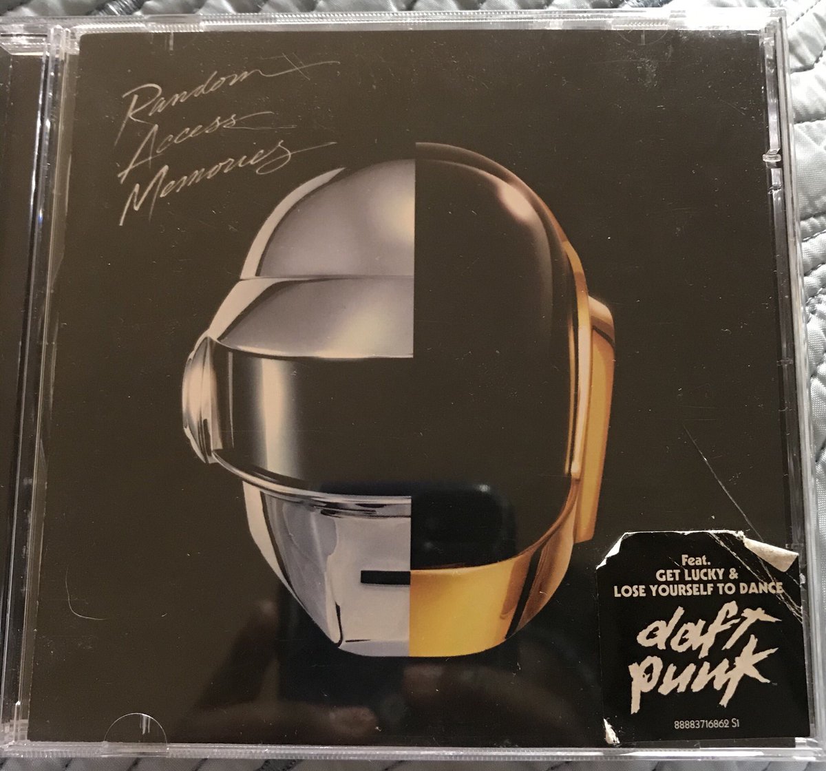 #1: Random Access Memories by Daft Punk. One of my favorite groups of all time. I fell in love with them in when I was younger and have loved them ever since. If they ever perform again, I’m dropping money to go see them 