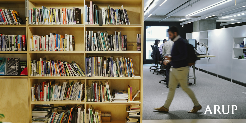ArupAustralasia's tweet photo. Happy Library and Information Week! Our Australasian #library was created in the 1970s, following our work on the Sydney Opera House. Our librarians are the cornerstone of how we work, providing client intelligence, market insight, #research and more #LoveLibrarians #LIW2020 https://t.co/T2YEpoPHZ7