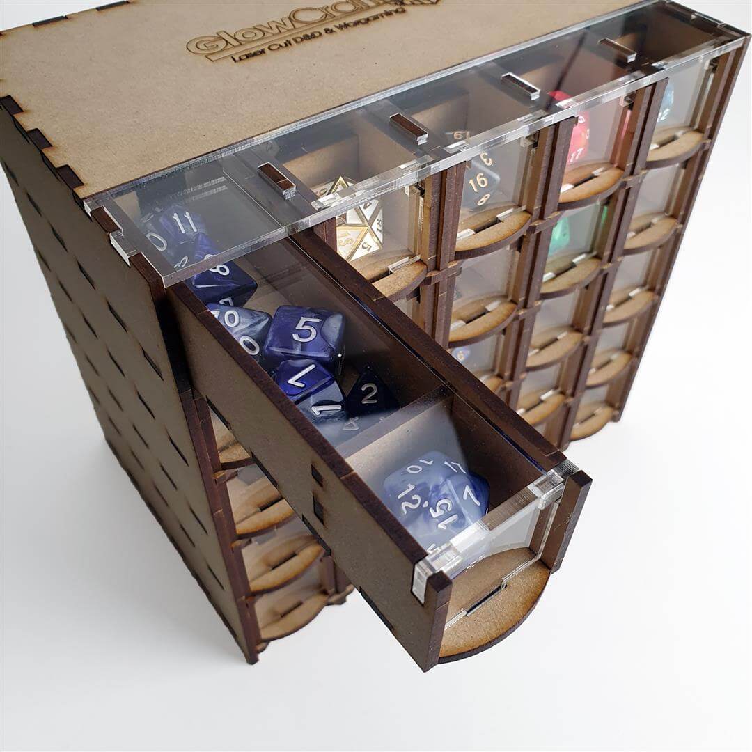 GlowCraftAU's tweet photo. Dice Goblins rejoice! Introducing The Dice Compendium! Show off 25 Sets of dice stored in their own pods with the D20s featured. When you want to play simply take the sets you need and go!
https://t.co/zYpXDw5sZM
#dnd #dicedisplay #dicestorage #dicebox #aussiemade #dicegoblin https://t.co/OaZEt7SfQR