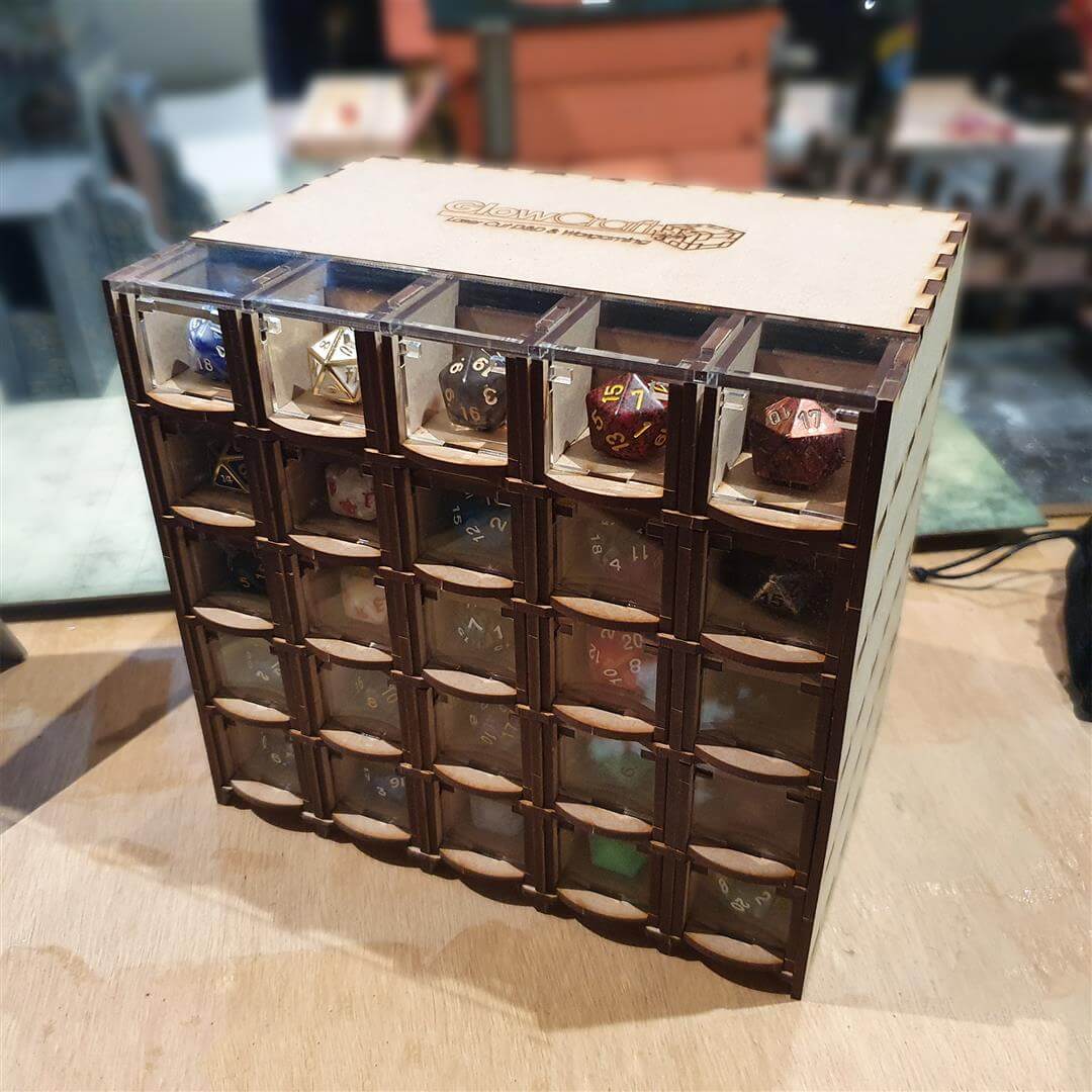 GlowCraftAU's tweet photo. Dice Goblins rejoice! Introducing The Dice Compendium! Show off 25 Sets of dice stored in their own pods with the D20s featured. When you want to play simply take the sets you need and go!
https://t.co/zYpXDw5sZM
#dnd #dicedisplay #dicestorage #dicebox #aussiemade #dicegoblin https://t.co/OaZEt7SfQR