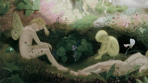 apolobelvedere's tweet image. There Sleeps Titania (1872) by John Simmons