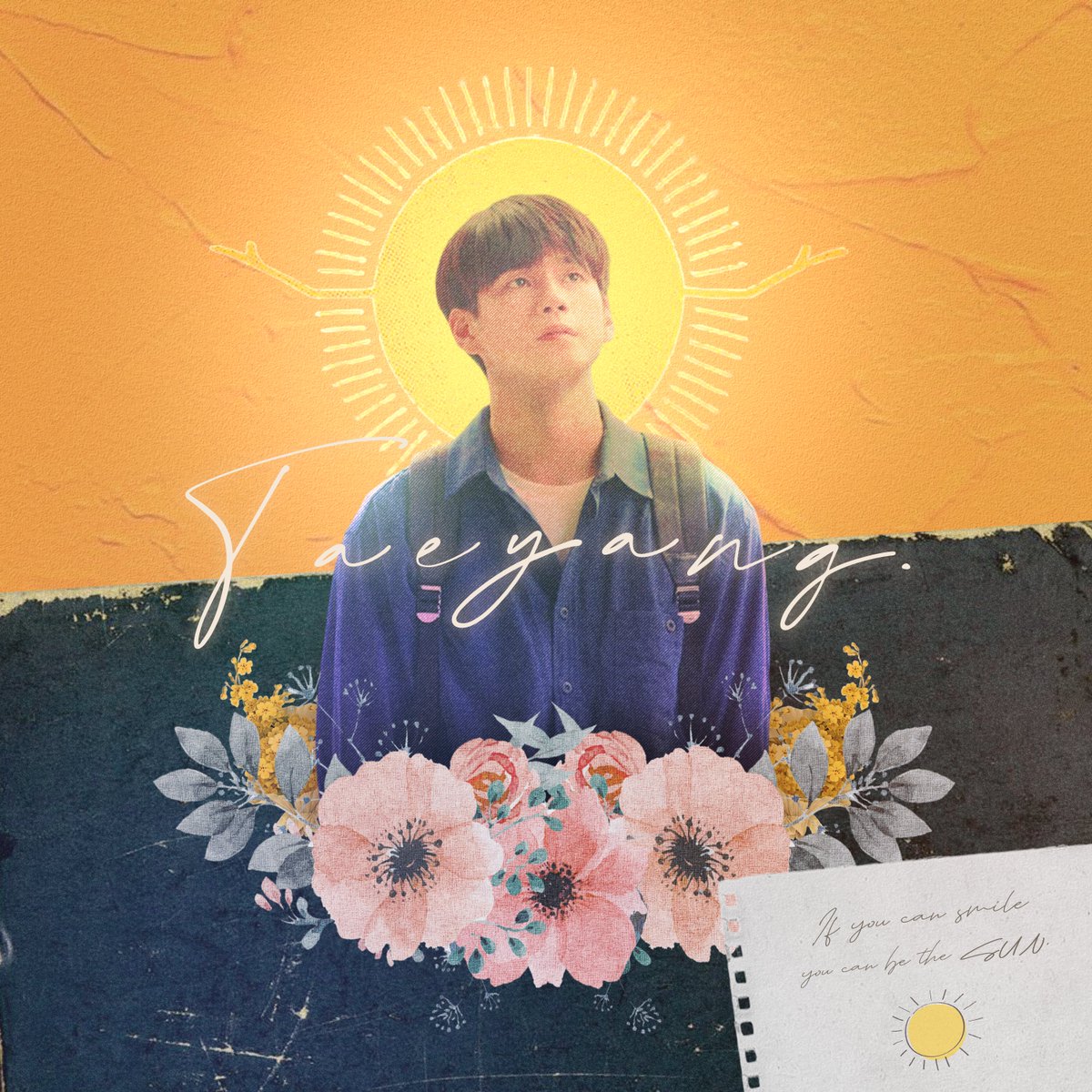 '
❝ 𝙄𝙛 𝙮𝙤𝙪 𝙘𝙖𝙣 𝙨𝙢𝙞𝙡𝙚, 𝙮𝙤𝙪 𝙘𝙖𝙣 𝙗𝙚 𝙩𝙝𝙚 𝙎𝙐𝙉 ☀️ ❞
     |
     ➵ 𝘚𝘮𝘪𝘭𝘦 𝘉𝘰𝘺
     ➵ 𝘚𝘰𝘯 𝘰𝘧 𝘈𝘱𝘰𝘭𝘭𝘰 
     ➵ 𝘚𝘦𝘱𝘵𝘦𝘮𝘣𝘦𝘳 𝟷𝟺, 𝟸𝟶𝟶𝟺
     ➵ 𝘖𝘊 𝘧𝘰𝘳 𝘳𝘰𝘭𝘦 𝘱𝘭𝘢𝘺 (ᴇɴɢ/ᴛʜ)

     🌤️ 𝐿𝒾𝓉𝓉𝓁𝑒 𝒮𝓊𝓃𝓈𝒽𝒾𝓃𝑒 🌤️