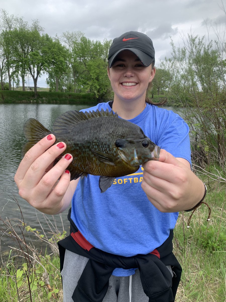 Another good day of Iowa fishing with my dude!🎣🐠