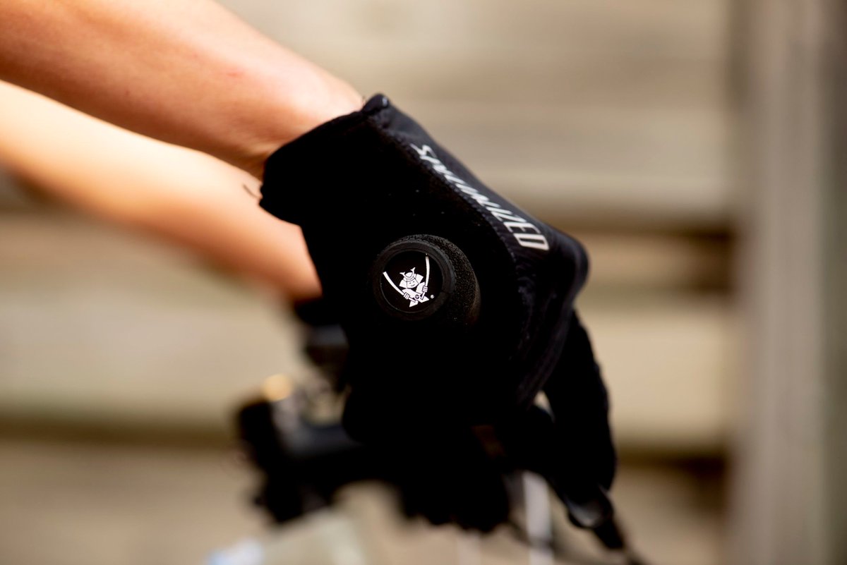 Always know where your plug is. #Sahmuraisword fits neatly and safely into your bar ends and remains sticky within the handlebar.