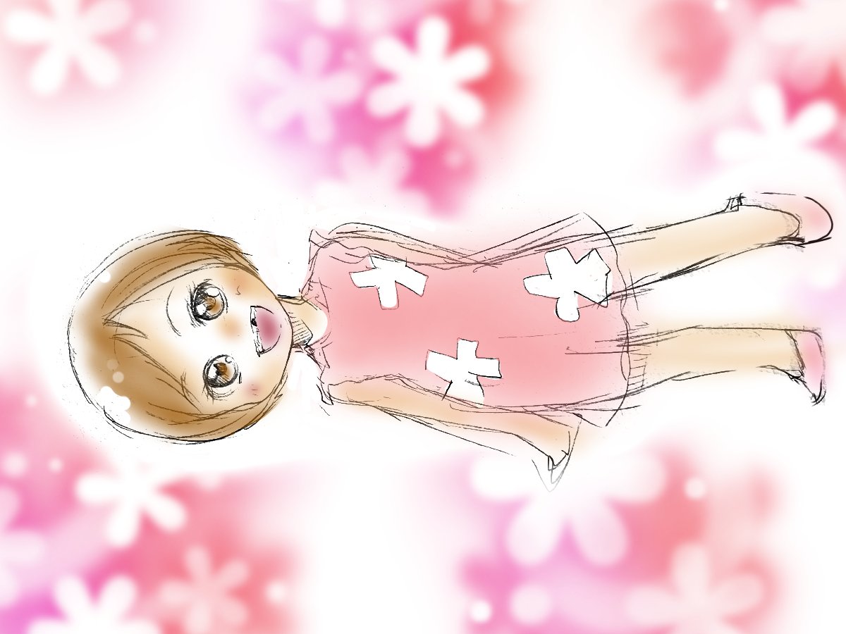 打破 ちび達がすきなyoutube ここなっちゃん チャンネルのケリーちゃんを描きましたーー ちび太からのゴリ押しでけー ちゃんを 女の子久々に描いたーーー お人形もgetしたい