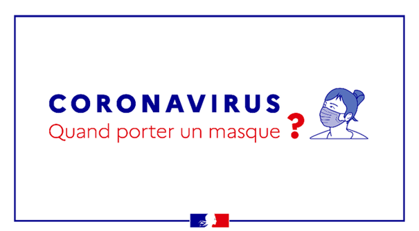 #Coronavirus #COVID19 |Vos questions 
Dans quelles situations dois-je porter un masque ?
👔 travail, 
🛍commerces,
🚌 transports
🏫 école 

📲 Nous vous répondons sur : ow.ly/dGei50zOR4G
