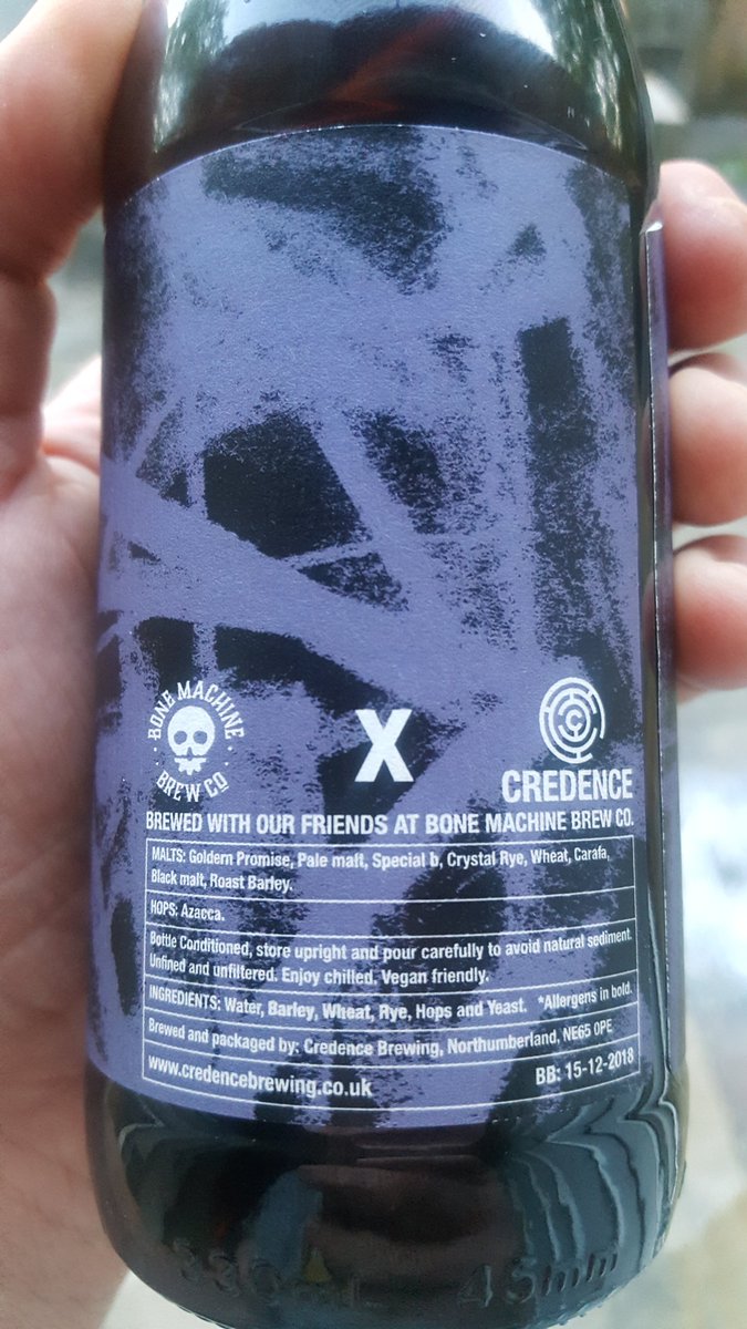 Stuart_Pickard's tweet photo. @BoneMachineBrew @credencebrewing #Kaamos #MadeInUK #MadeInBritain #BritishBeer #BritishAle #GingRealAleTrail @Stuart_Pickard #CraftBeer #RealAle #Ale #Beer #DrinkCraft #DrinkCraftBeer #DrinkBeer #DrinkRealAle #DrinkAle #Bier #Biere #Birra #Øl #Öl #Piwo #Pivo #Cerveza #Cerveja https://t.co/aHd9kXaVPJ