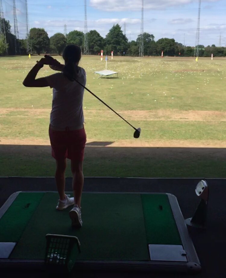 The bays in the driving range are 3m apart. There is a one way walkway around the complex to comply with Government social distancing guidelines. 

Golf Range Open 
Mon to Fri 10-8pm. 
Sat and Sun 10-6pm. 
Last balls 30mins before closing