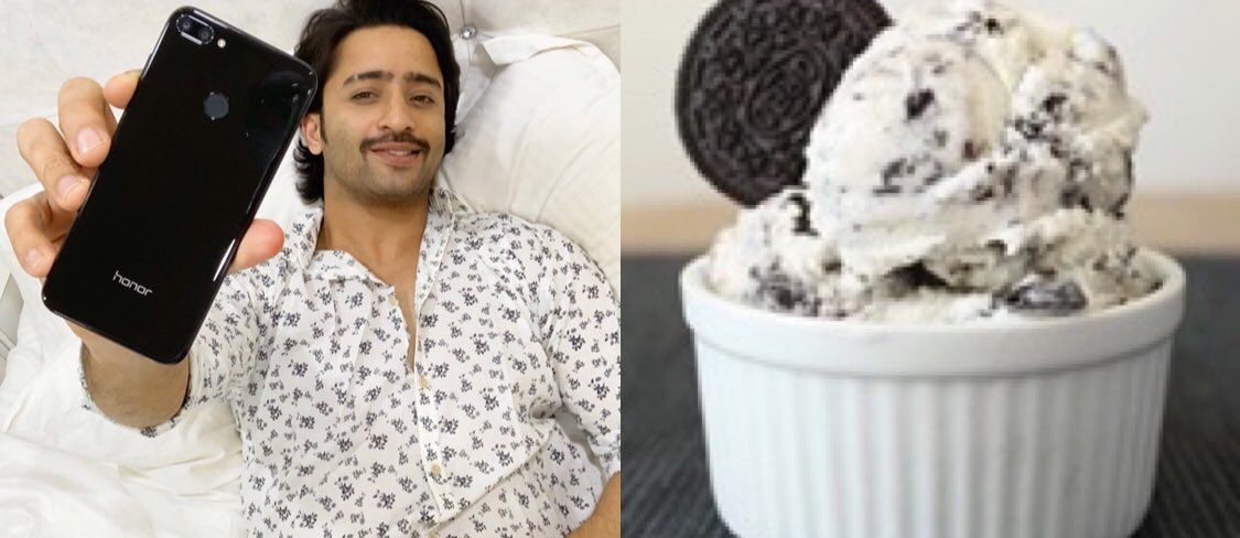 It’s time for a Cookie & Cream Ice Cream!! #ShaheerSheikh