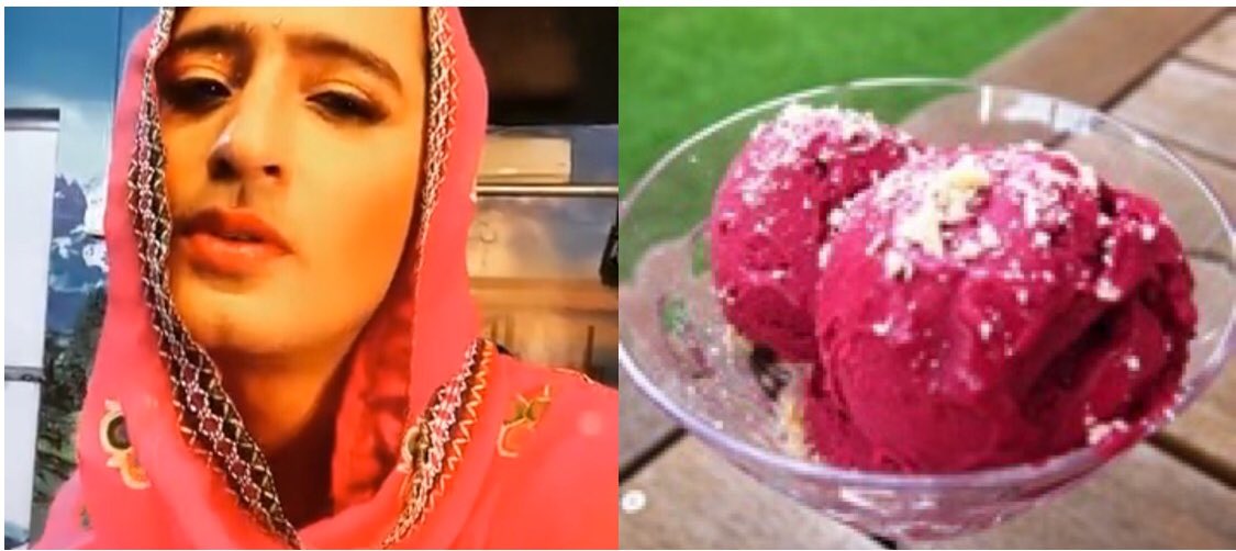 This Red Velvet Ice Cream is my fav!!! #ShaheerSheikh