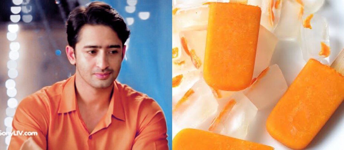 Orange Ice cream looks so yummmmmy!!! #ShaheerSheikh