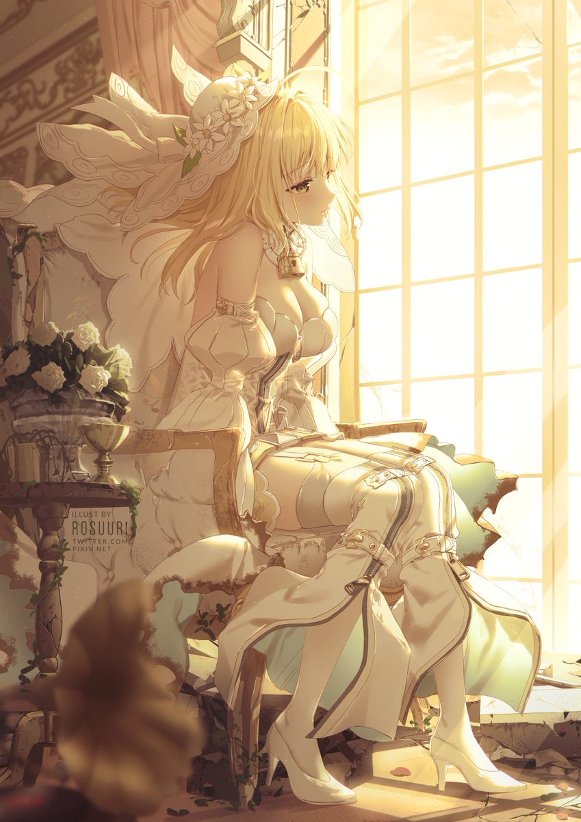 elizabeth_bathory_(fate) ,悪魔ランサー ,ネロ・クラウディウス(Fate) 「umu umu #人類はネロを欲している 」|🇷 🇴 🇸 🇺 🐰 Rosuuriのイラスト