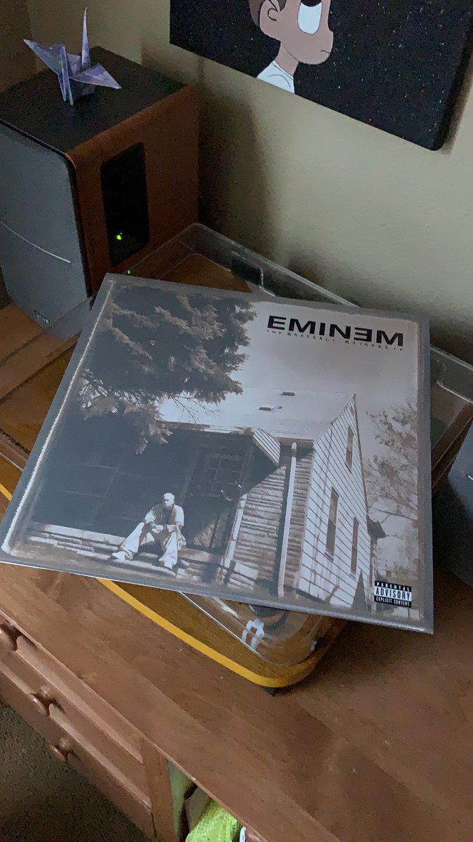 Marshall Mathers LP-one of the best rap albums of all time, picking a favorite track is impossible they’re all great, loved this album for a long time