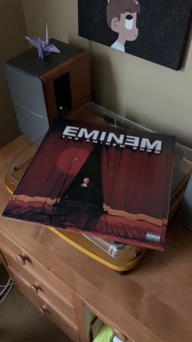 The Eminem show-my personal favorite Eminem album, I love the themes and concepts present, and the rapping and production is fantastic, favorite tracks would be hailies song, til I collapse, and white america