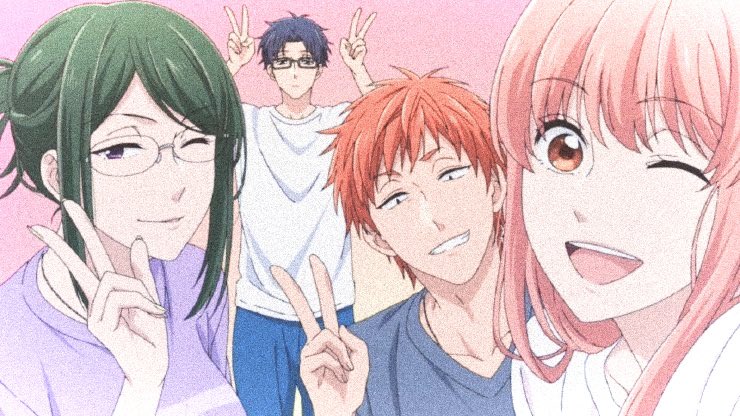 + they have very good dynamics !! plus the two girls are fujoshi !! (miss koyanagi is the career woman that i achieve to be ksksk) the anime is so good and it has manga too. you will really love all the characters along the way. it's always at the top of my list