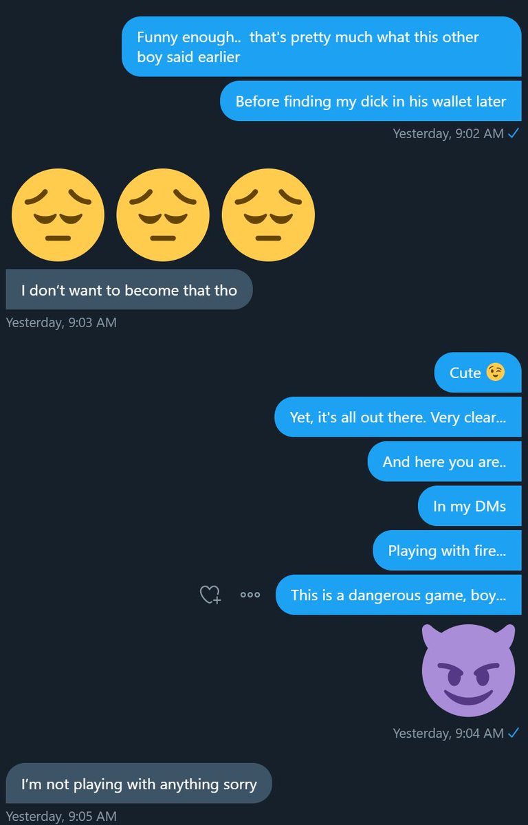 DomLadMaster's tweet photo. Had this Dom hit me up earlier from his personal account.

The struggle was real. And cute!

What do you think happened after? 😏

For the Dom from the messages:
You can keep telling yourself you hate this, but we both know that watching this here is making you twitch 😈 https://t.co/9bVS9MhcxY