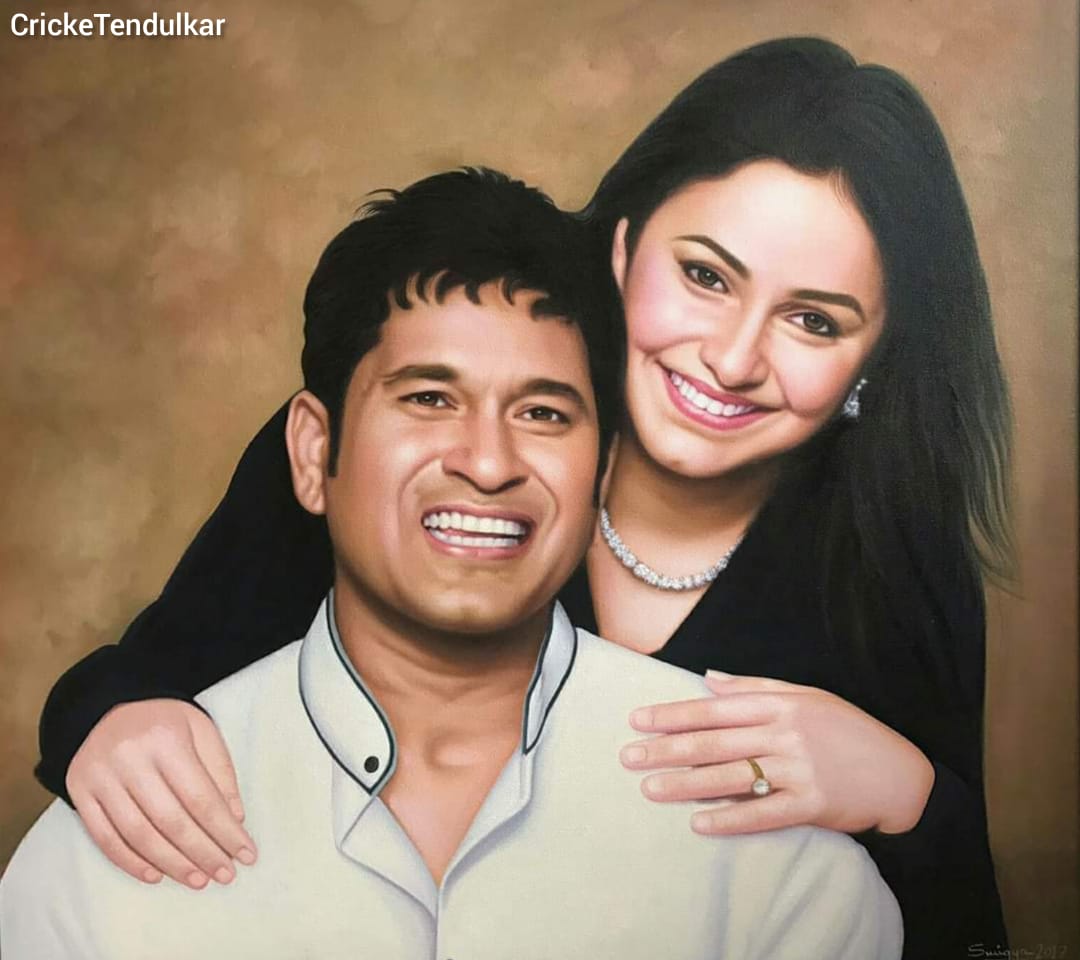 Happy 25th Wedding anniversary to dear Sachin Tendulkar \u0026 Anjali ma'am 💑  Retweet If This Pair is 'Perfect Couple' For You♥️ Enjoy This Special  Thread on #SachinAnjaliWeddingAnniversary @sachin_rt #SachinTendulkar  #AnjaliTendulkar, image size:1080x960