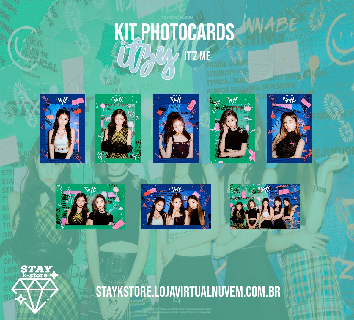 staykstore's tweet photo. KIT PHOTOCARDS - ITZY IT'Z ME
.
Quero ver quem aqui já conferiu esses lindos photocards em nosso site!
Já prontos para serem seus!
.
Já disponível no site!
.
#itzy #midzy #wannabe #itzme #fanmades #photocards #kitphotocards #staykstore #natalrn #natal #kpop https://t.co/1j7RrY18Fh