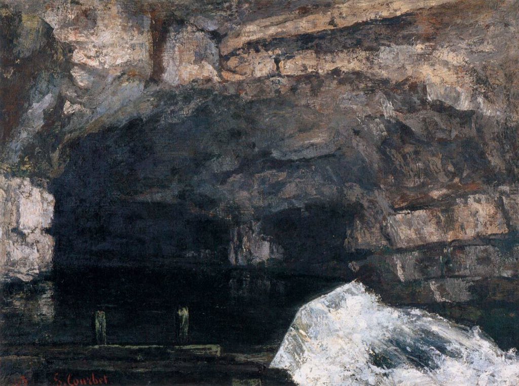 Others, however, see the composition as being closer to Courbet’s The Source of the River Loue, affirming not an ownership but an awe before the feminine void from which creation torrents forth.