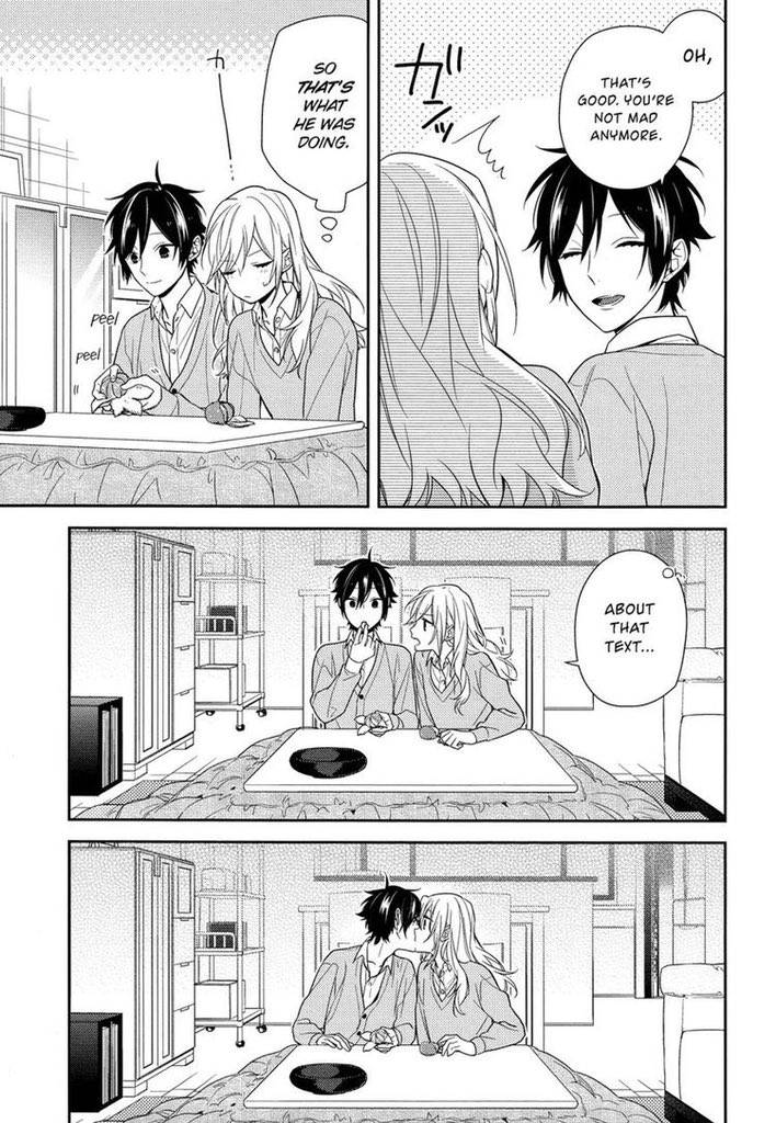 + this has a lot of side ships too that you will really enjoy!! it is fun how they all end up friend more and so. this has a very short anime OVA that you can watch which portrayed how hori and miyamura became close. currently ongoing manga deff worth the read!