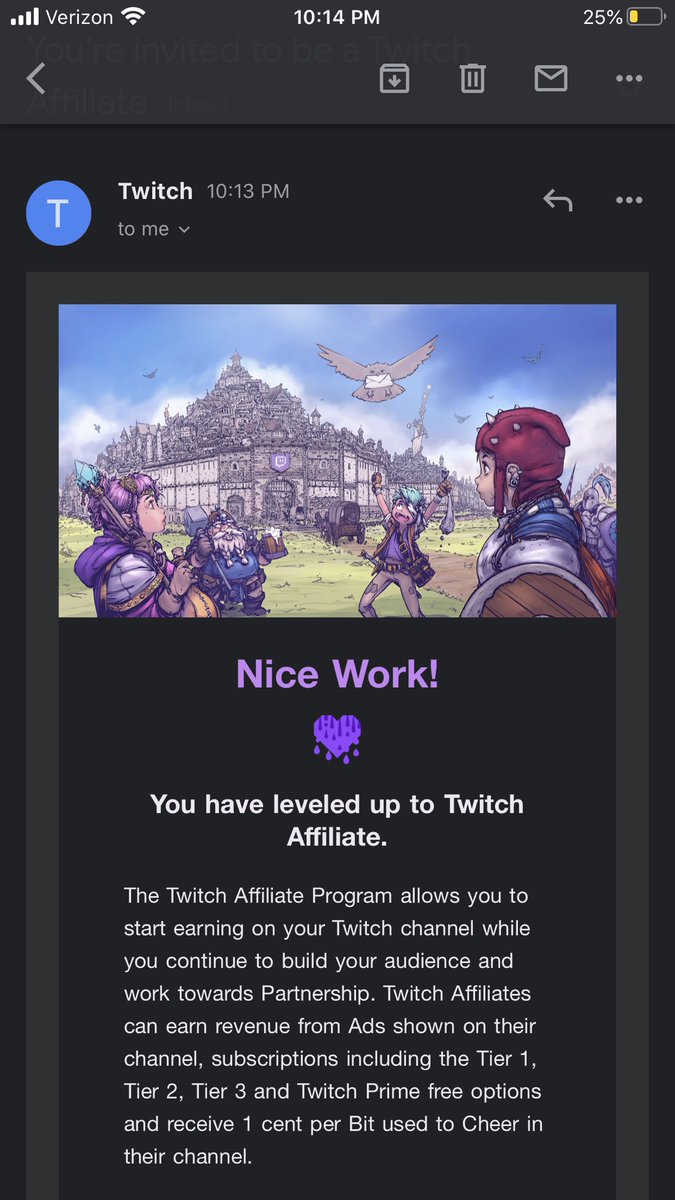 Yes! We did it! twitch.tv/sweetlouie7  Feels good. A big thanks goes out to the #twitchcommunity. Goal #1 is reached. Can’t wait to continue the grind! Much love excited to grow the Lew Crew! #twitchaffiliate #SmallStreamersConnect #TwitchStreamers #twitch #lewcrew