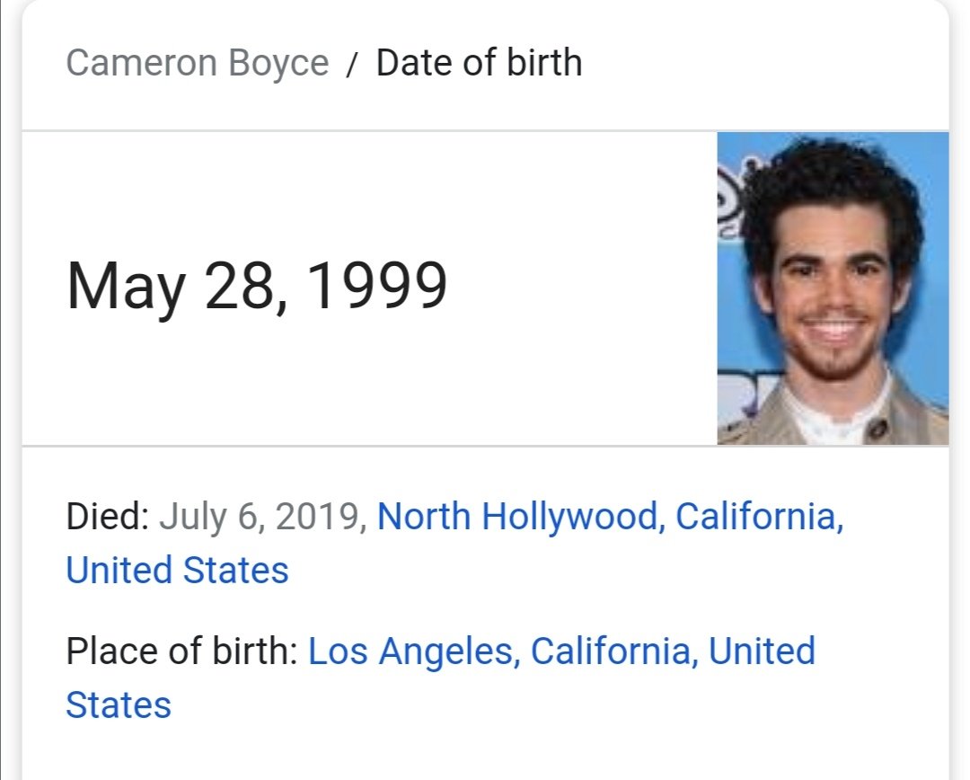 Hey don\t forget to wish a happy birthday to our boy Cameron Boyce this thursday  