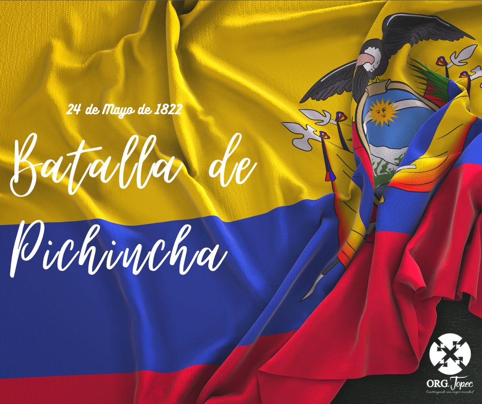 orgjopec's tweet photo. Hoy #24deMayo se cumple otro año de aquella victoria en la #BatalladelPichincha por parte del ejército independentista, que permitió la liberación de Quito y su anexión a la Gran Colombia. https://t.co/b0UymL9yks