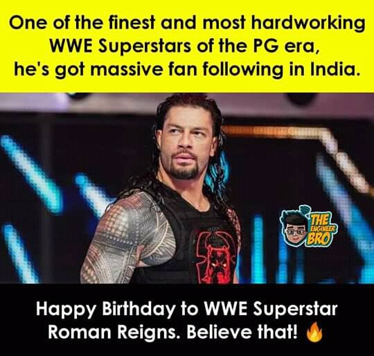 Happy birthday roman reigns   !!! 