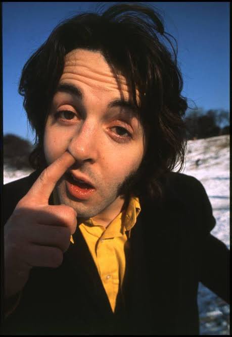 Paul McCartney but he gets older as you scroll down.