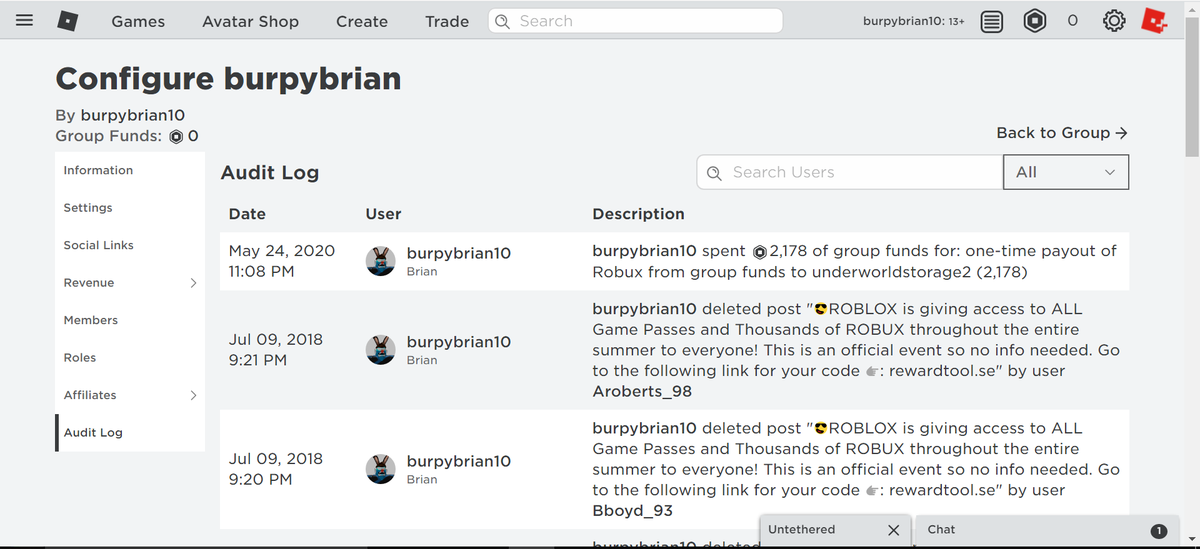 Brian On Twitter I Got Hacked On Roblox I Lost 10 3k Robux In