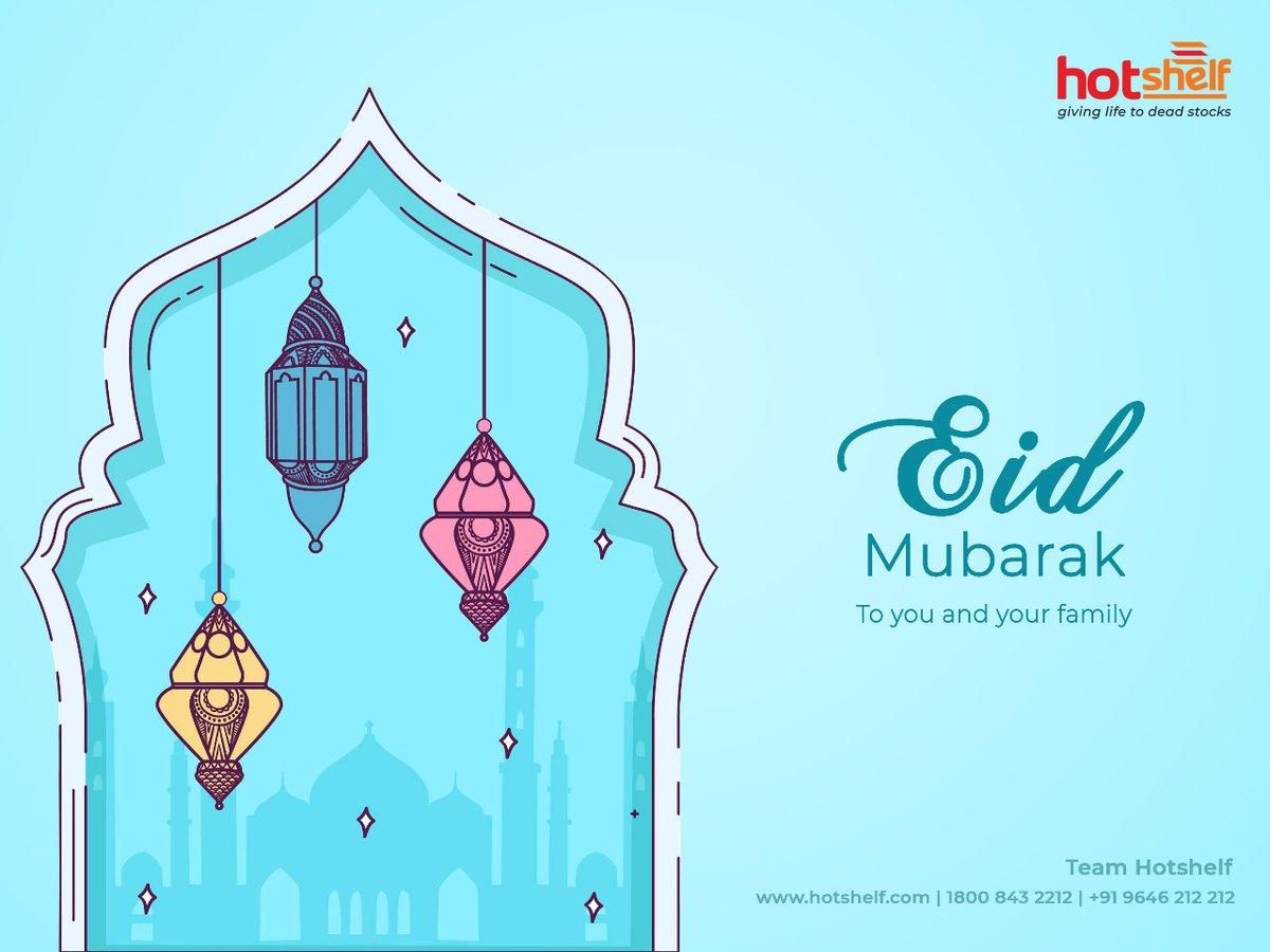 hotshelfindia's tweet photo. Hotshelf Team wishes you Eid Mubarak !! https://t.co/ZfuGIfTvuf