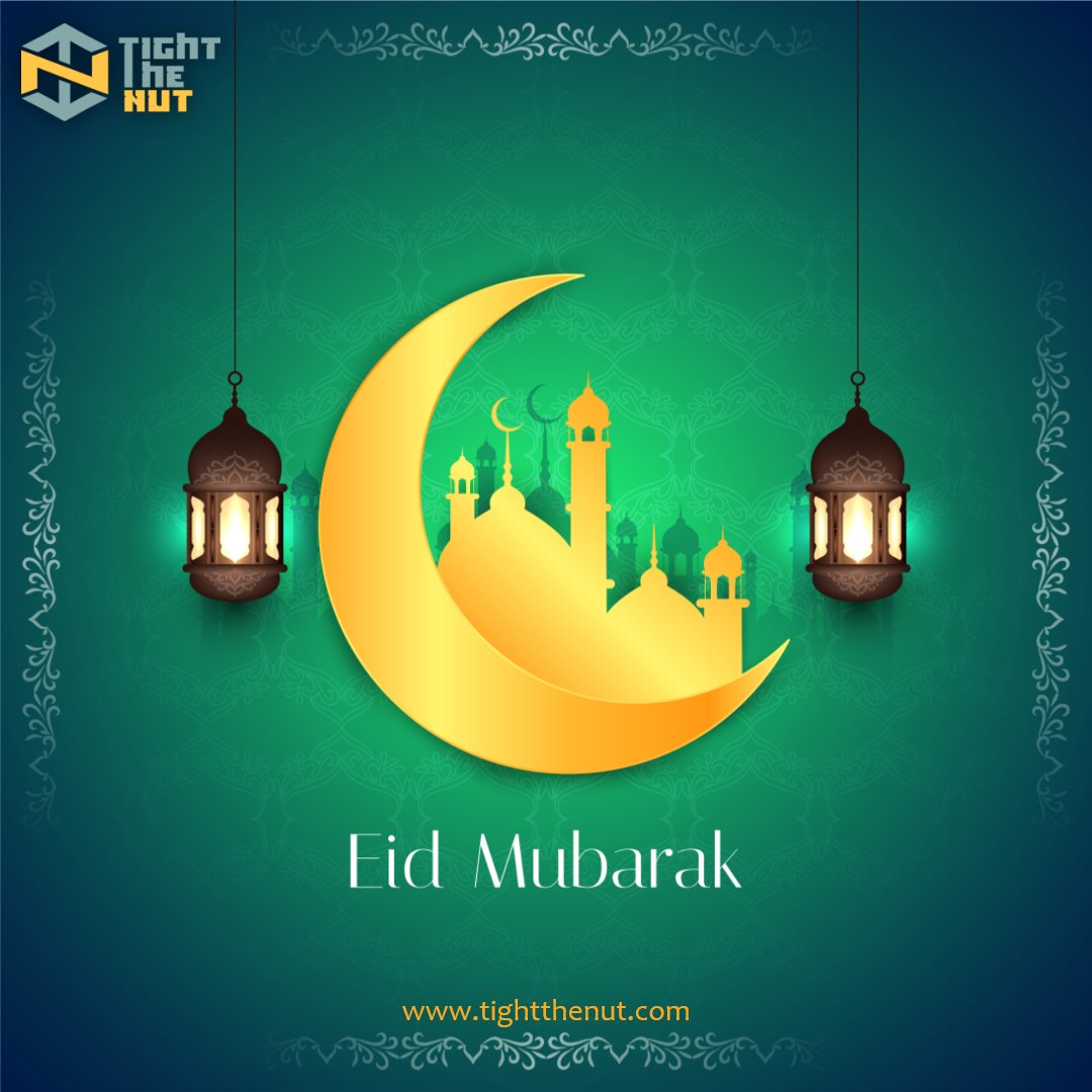 Tight The Nut
Wishing you a very happy Eid. 
Eid Mubarak
#TTN #TTNGarage #Eid #EidMubarak 
#Garage #Workshop #Garagemanagement #Workshopmanagement #Covid19 #StayHome #StaySafe #Eid #CelebrationwithFamily #Family #Moon #Night #Enjoy #SaaS #Software #Application #Mubarak
