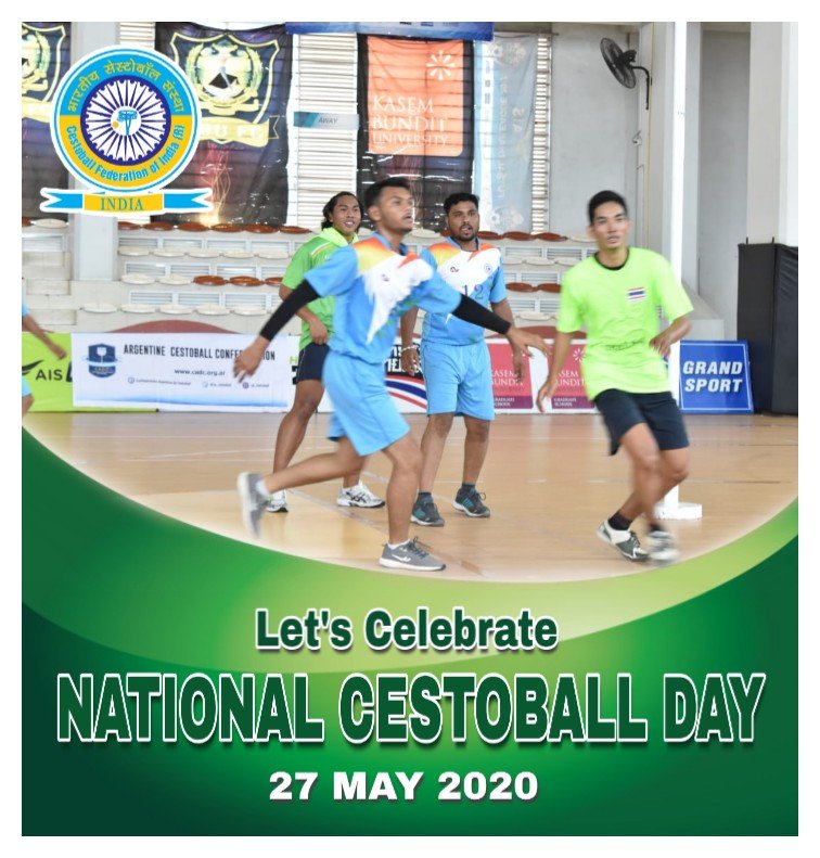 Cestoball Federation of India celebrates National Cestoball Day on 27th May. Let's come and celebrate all together NATIONAL CESTOBALL DAY

#Cestoball #Cestoballfederationofindia #Cestoball_Federation_of_india
#CestoballDay #NationalCestoballDay

<a href="/Cestoball/">valeria miño</a> Federation Of India -R