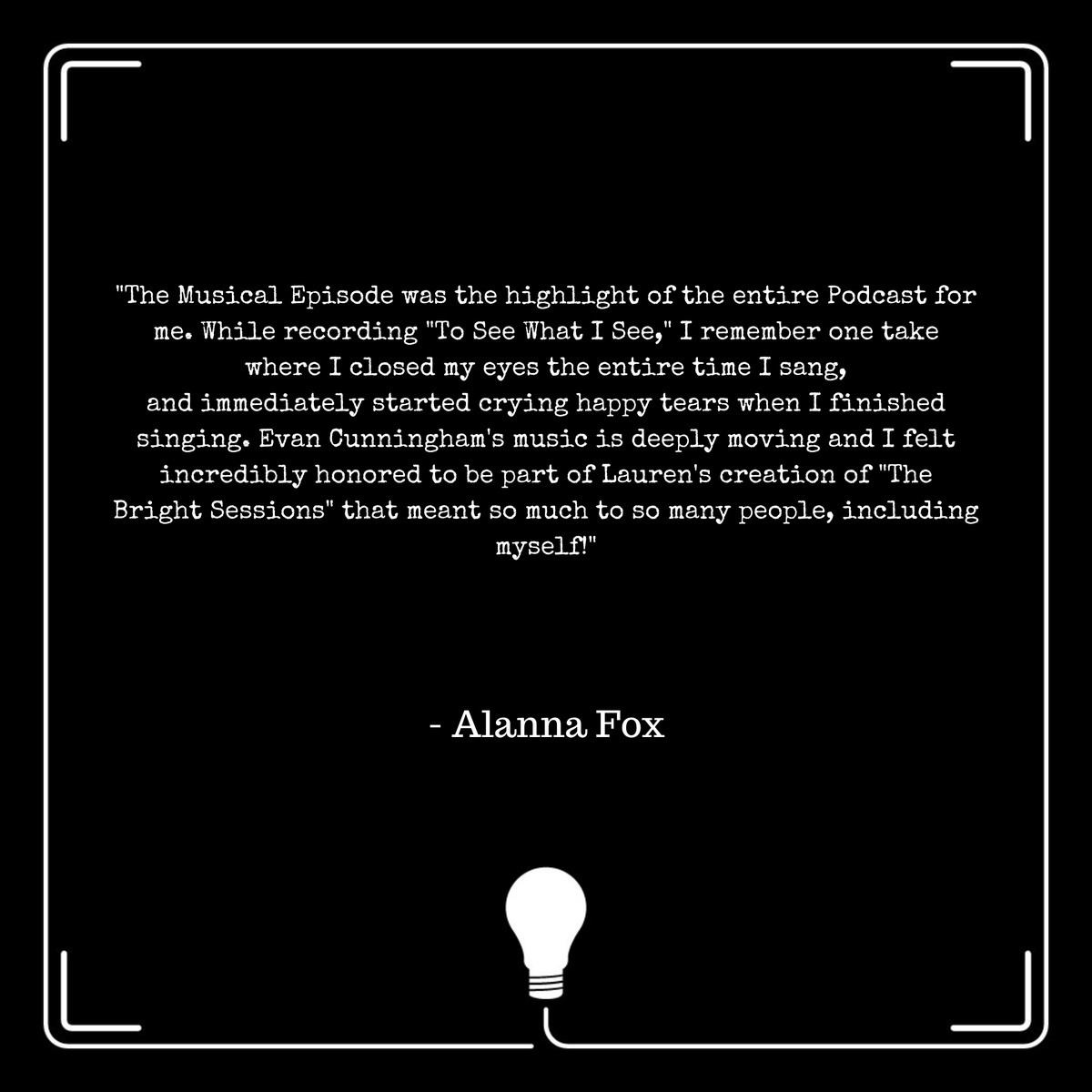 brightpodcast's tweet photo. .@AlannaTheFox https://t.co/eJNCyLzOW2
