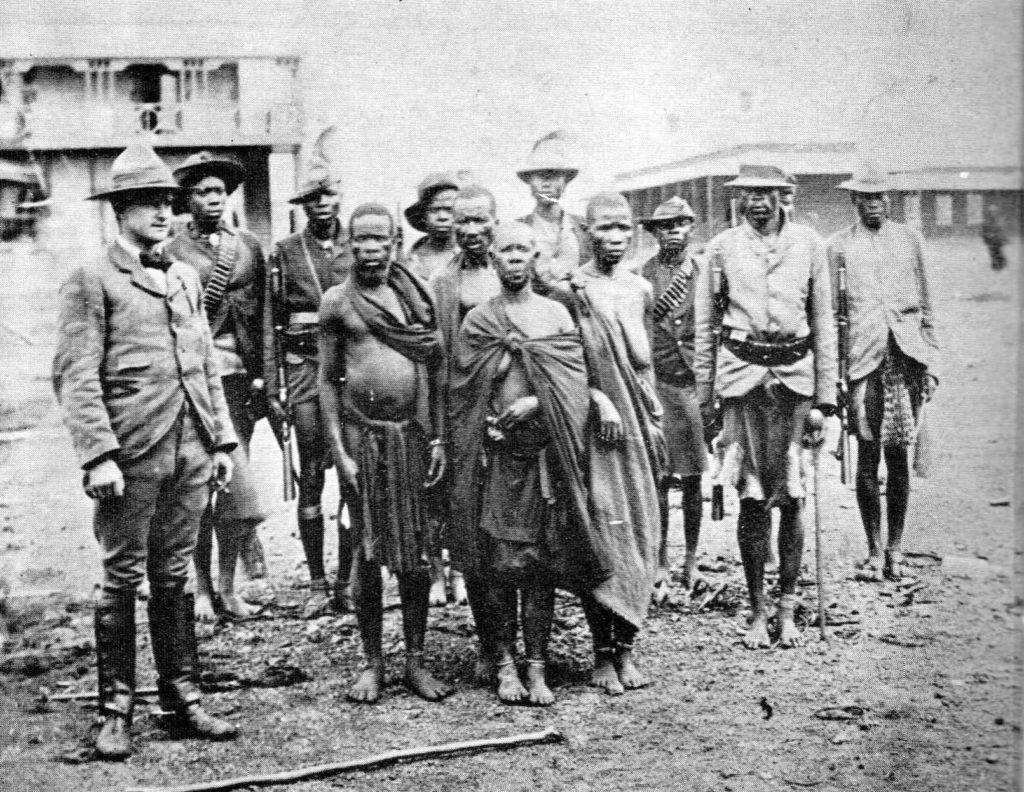 ARRESTCharwe (Nehanda) was hunted down by the colonial regime of the British South Africa Company due to her widespread influence and her denunciation of colonisation. She was able to avoid arrest for over a year but she was eventually captured at the end of 1897.