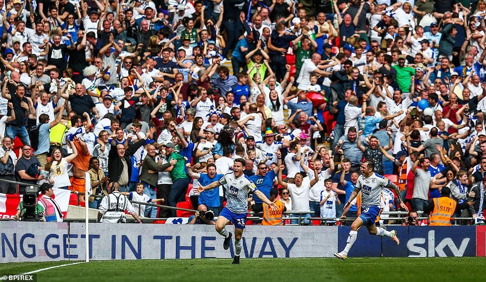 TROSC_TRFC's tweet image. One year ago, 119 minutes into our 49th League Two fixture, this goal won us promotion at Wembley.

Protecting that (with 10 matches left, 3pts from safety, a game in hand and the form side) shouldn’t be considered less important than this year’s play offs.

RT to tell the @EFL