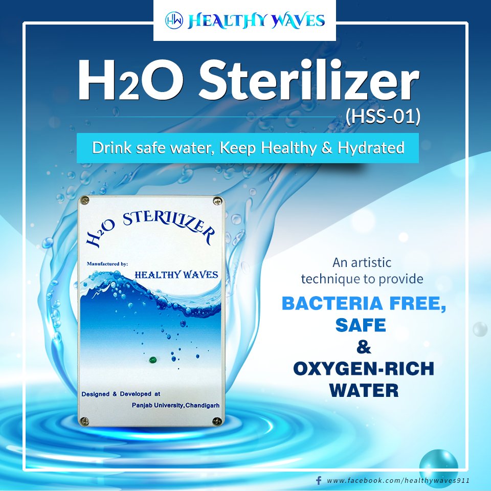 An advanced #H2OSterilizersystem – portable to be used by anyone and anywhere to produce #oxygenrichwater💦within minutes that are #bacteria, #viruses, and inorganic trace #contaminantsfree. 
Bring home🏡 the latest H2O sterilizer system!!
bit.ly/2ZyXCH5