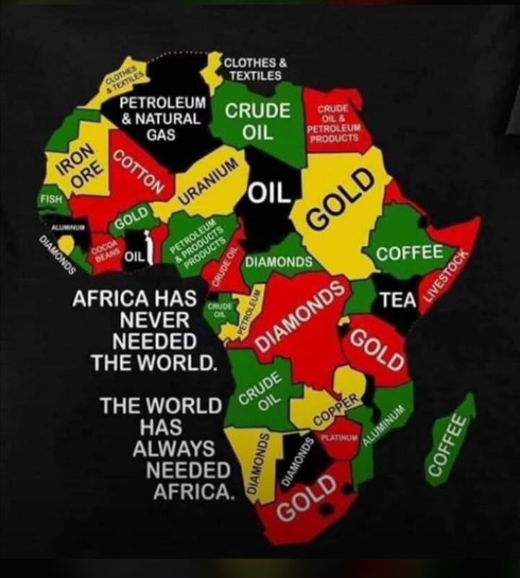 Africa the only rich mother with kids made to live like peasants. May a generation that will rewrite your story rise #AfricaDay2020