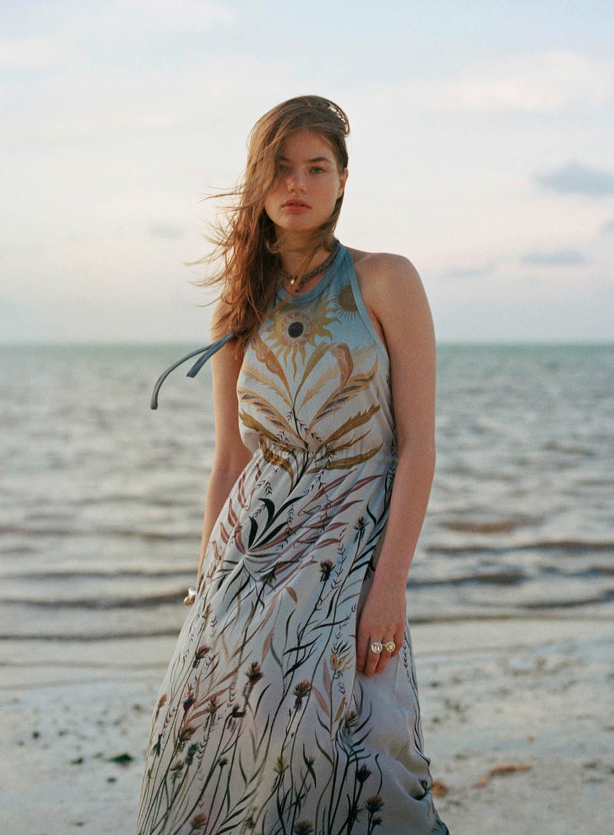 Myrthe Bolt (Dutch model, born in 1999) for Elle US February 2020