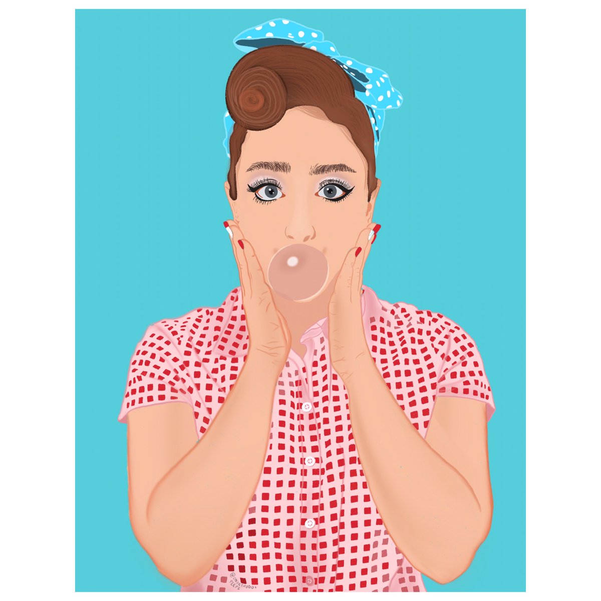 PeepsUnorthodox's tweet photo. #client illustration 😊
 “If people are doubting how far you can go, go so far that you can’t hear them #anymore” - Michele Ruiz 
Illustration - @unorthodoxpeeps 
#unorthodoxpeeps #illustration #illustrator #clientartwork #artwork #artistsoninstagram #artistic #bubbly #cheerful https://t.co/NOuyIdrT8f