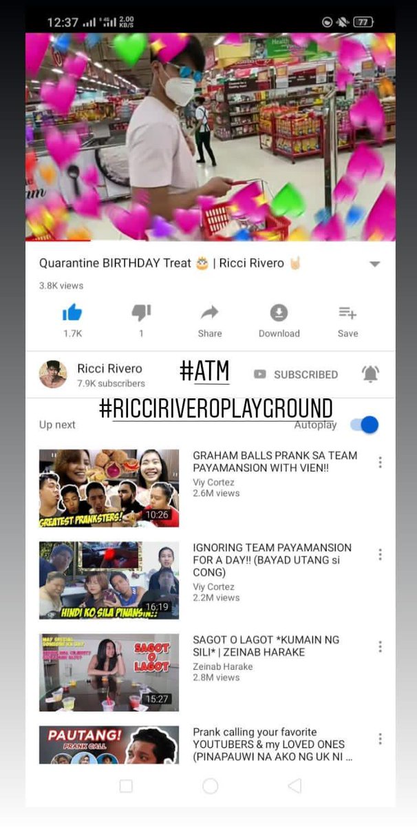 Nakakaiyak yung first vlog.💓
#RicciPlayground 
#RicciTurns22