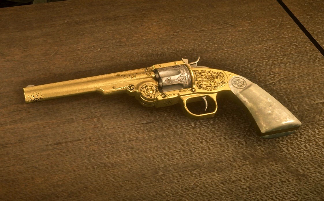 Candysseus's tweet photo. I'll show you mine, if you show me yours @WheelerRawsonCo 
#SchofieldRevolver 
#RedDeadWeapons
#WRCoWeaponry #MissCandyLicious #SweetAsPhotos #NoFilters #RedDeadOnline #RedDeadRedemption2 https://t.co/ToIbgXtobB