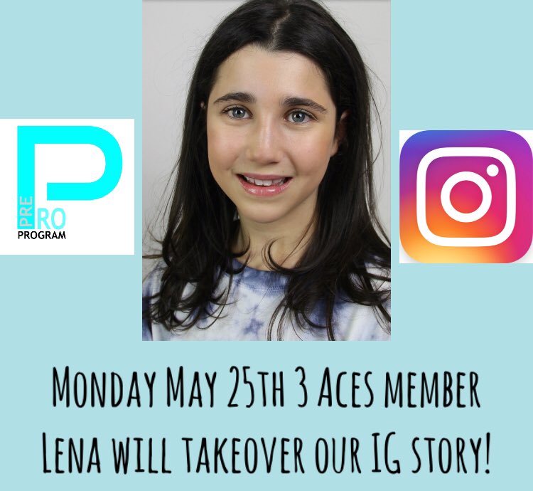 PrePROprogram's tweet image. Tomorrow! 3 Aces member Lena will takeover our Instagram story! Make sure to keep checking our story throughout the day to see a day in their lives! #instagram #instagramtakeover #insta #ig #dance #dancelife #dancer #dancing #dancerlife #dancechallenge #dancevideos #lifestyle