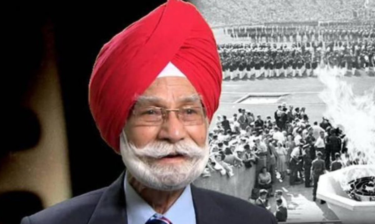 #RIPBalbirSinghSr | Three-time Olympic gold medallist and one of India's greatest #hockey players, Balbir Singh Sr, passed away at the age of 96.
#BalbirSingh