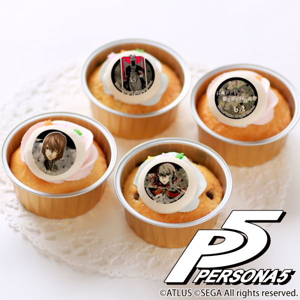 ペルソナ5 明智吾郎 プリロール ケーキ 特典缶バッジ ペルソナ5 明智吾郎 プリロール ケーキ 特典缶バッジ