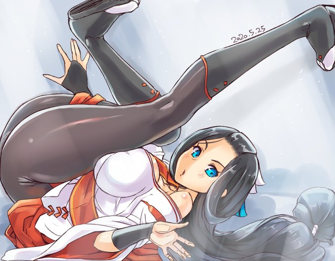 今回の絵も
#私の絵柄で見てみたいキャラっていますか 
で寄せられたキャラ
千年戦争アイギスから庭番女官ヒカゲさんです

なにげに自分の担当キャラ以外を描くのは初めてかもですねー 