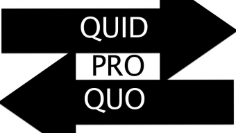 THE EFFICACY OF QUID PRO QUO(something given or received for something elsealso : a deal arranging a quid pro quo)In international relations, multilateralism can be the key that unlocks a diplomatic solution that cannot otherwise be solved thru mere bilateralism.