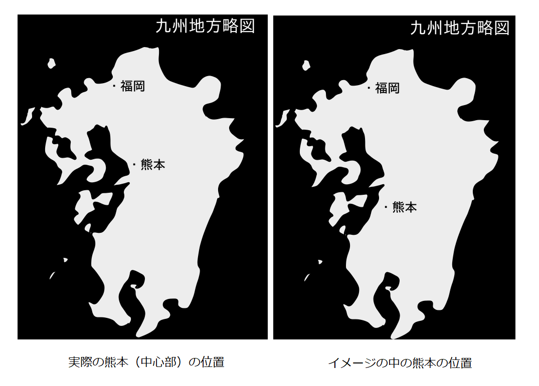 福岡～熊本、わりと近い 