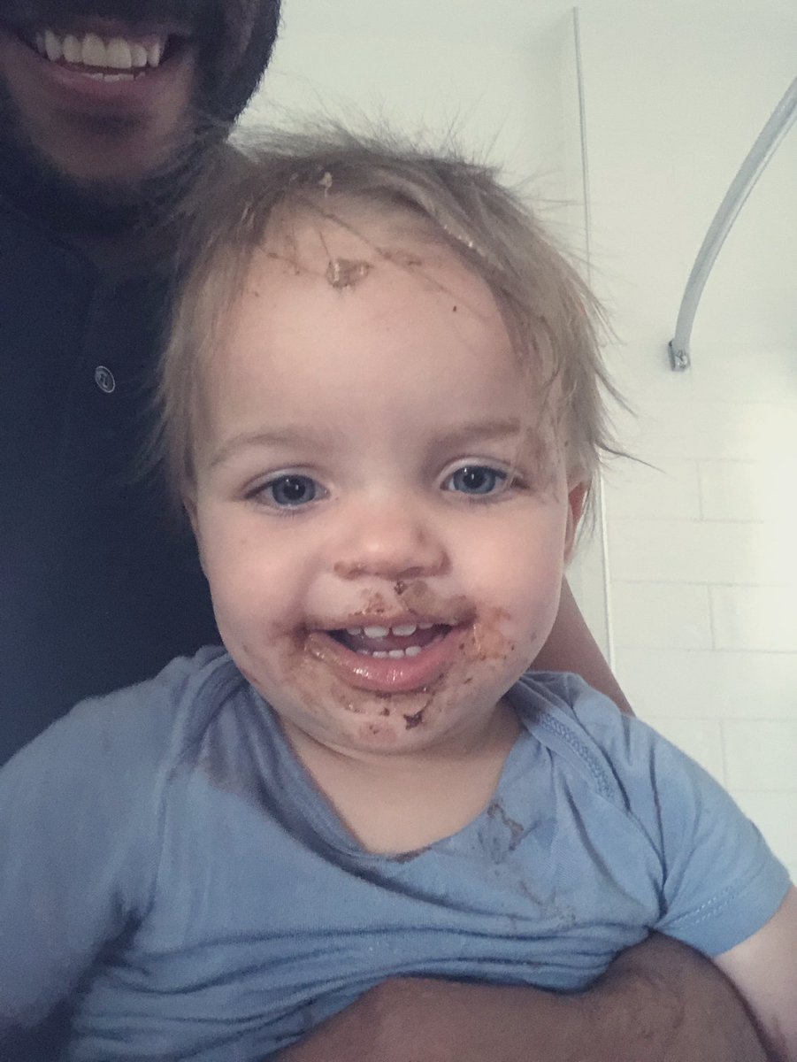 One of my girls, Heidi, teaches me to have fun. When she turned one, she enjoyed smashing one of the cupcakes on her face, while Chloe (big sister) blew out her candle. #teamwork