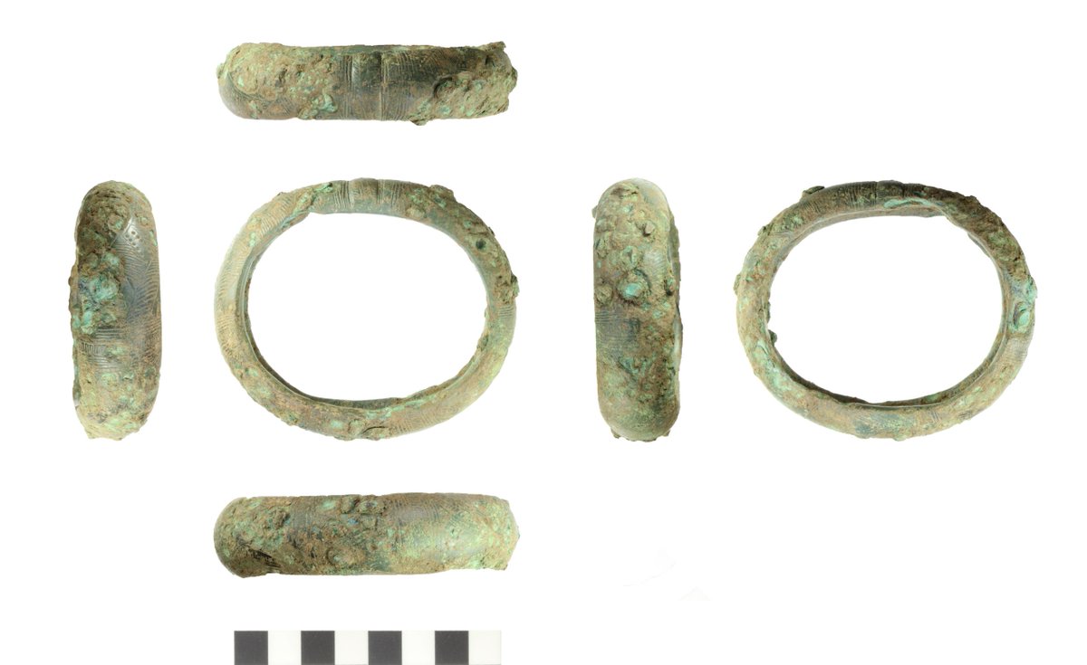 TRegistrars's tweet photo. This small Bronze Age hoard with complete copper-alloy bracelet reported via @PasWiltshire was recently declared Treasure by the Coroner and @WiltshireMuseum hopes to acquire through the Treasure Act #lockdowntreasure https://t.co/3IvCIPCBVA https://t.co/C81HXBkUAX